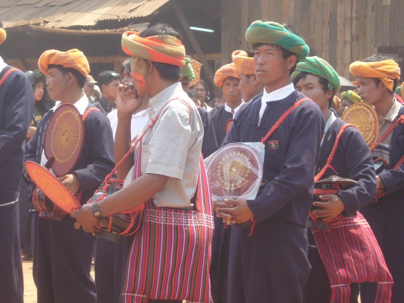 Travel - Myanmar - Kalaw Shan - Novice Procession into the Monastery